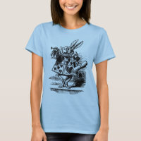 Vintage Alice in Wonderland White Rabbit as Herald