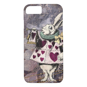 Vintage Alice in Wonderland White Rabbit iPhone 8/7 Case