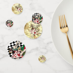 Vintage Alice in Wonderland White Rabbit Confetti