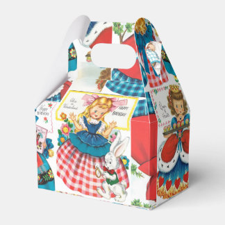 Vintage Alice / Red Riding Hood / Goldilocks Favour Box