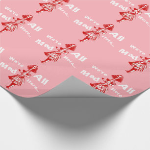 Vintage Alice Stretched in Wonderland Wrapping Paper
