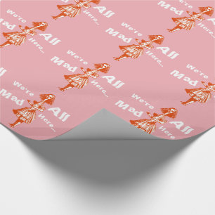 Vintage Alice Stretched in Wonderland Wrapping Paper