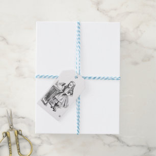 Vintage Alice's Adventures in Wonderland (1865) Gift Tags