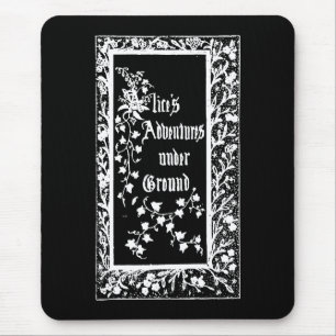 Vintage Alice's Adventures Underground Mouse Mat