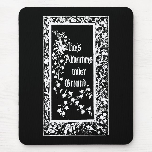Vintage Alice's Adventures Underground Mouse Mat (Front)