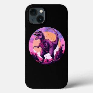 Vintage Alien Dinosaur in Outer Space iPhone 13 Case