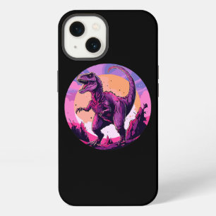 Vintage Alien Dinosaur in Outer Space iPhone 13 Case
