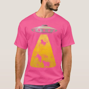 Vintage Alien Ufo Cow Abduction Roswell Retro T Sh T-Shirt