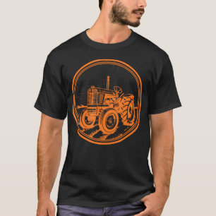 Vintage Alis Chalmers Wd45 Tractor Farming Style P T-Shirt