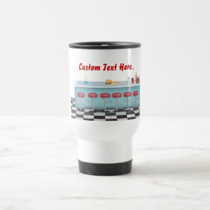 Vintage All American Diner Travel Mug