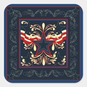 Vintage All American Sticker