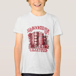 Vintage All Booked For Valentines Books Club Booki Tri-Blend Shirt