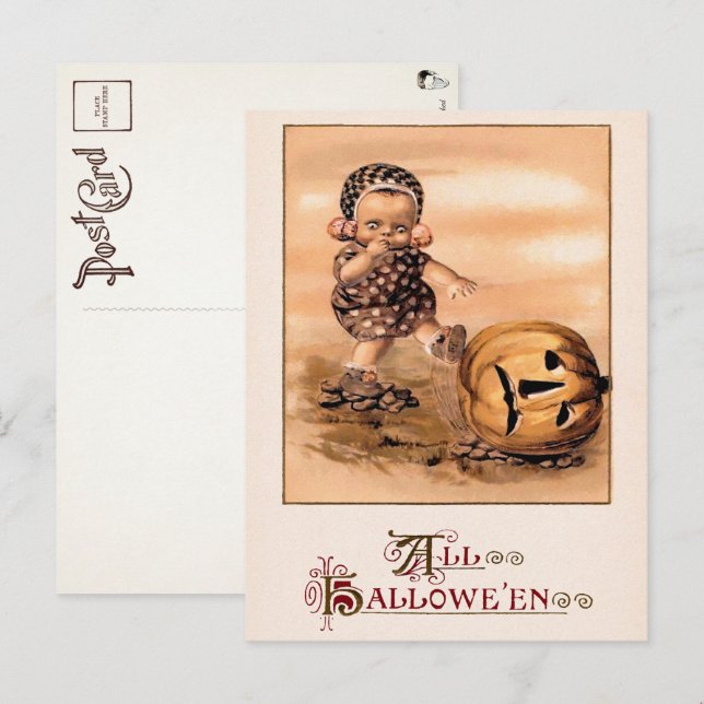 Vintage All Halloween Postcard (Front/Back)