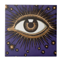 Vintage All Seeing Eye Mystic Celestial Art