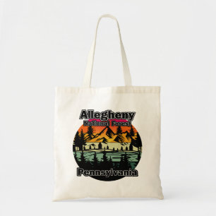 Vintage Allegheny National Forest Pennsylvania Tote Bag