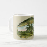 Vintage Alligator Palm  Mug<br><div class="desc">Wonderful vintage postcard image of alligators with a Canary date Palm in the background.</div>