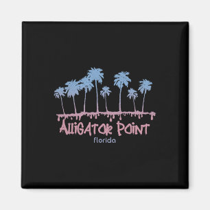 Vintage Alligator Point Florida Beach Retro Surf V Magnet