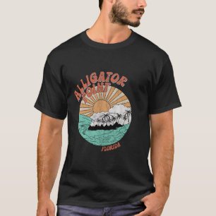 Vintage Alligator Point Florida Palm Trees FL Retr T-Shirt