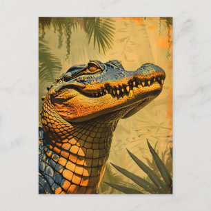 Vintage Alligator Postcard