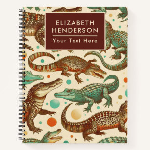Vintage Alligator Seamlees Notebook