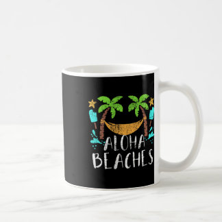 Vintage Aloha Beaches Hawaiian Hawaii Vacation Bea Coffee Mug