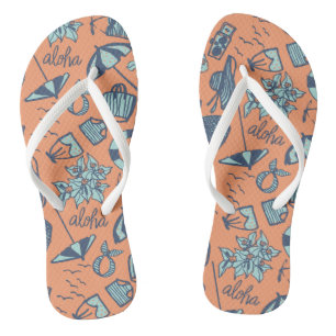 Vintage Aloha Flip Flops