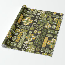 Vintage Aloha Gift Wrap | Pua Green