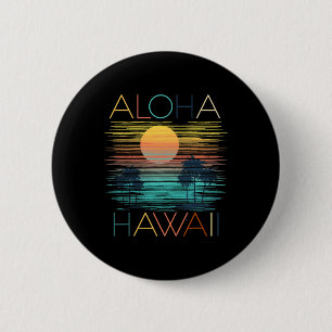 Vintage Aloha Hawaii Luau Hawaiian Vacation Costum 6 Cm Round Badge