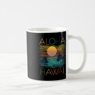 Vintage Aloha Hawaii Luau Hawaiian Vacation Costum Coffee Mug