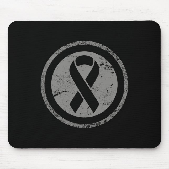 Vintage Alopecia Awareness Gift Mouse Mat (Front)