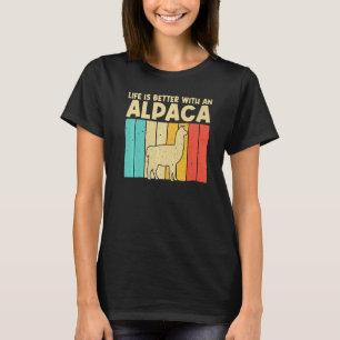 Vintage Alpaca For Men Women Kids Boys Girls Llama T-Shirt