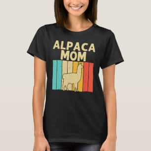 Vintage Alpaca For Mom Grandma Women Llama Animal T-Shirt