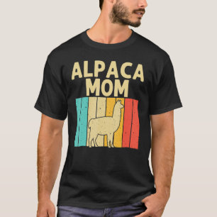 Vintage Alpaca For Mom Grandma Women Llama Animal T-Shirt