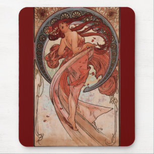 Vintage Alphones Mucha Dance Mouse Mat