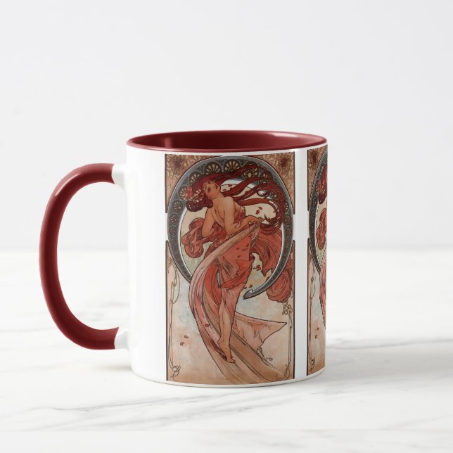 Vintage Alphones Mucha  Dance Mug (Left)