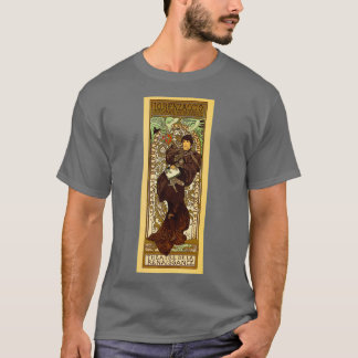 Vintage Alphonse Mucha Lorenzaccio vertical banner T-Shirt