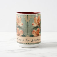 Vintage Alstroemeria Flower Retro Rustic 