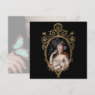 Vintage Altered young Marie Antointte portrait Po Card