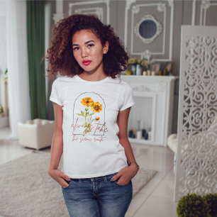 Vintage always take  the scenic route Wildflower T-Shirt