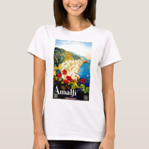 Vintage Amalfi Italy Europe Travel T-Shirt