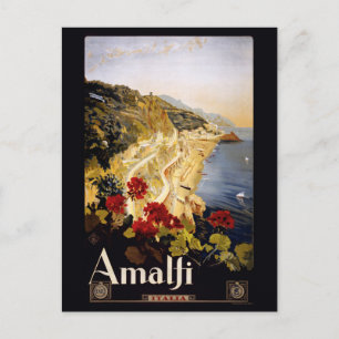 Vintage Amalfi Italy postcard
