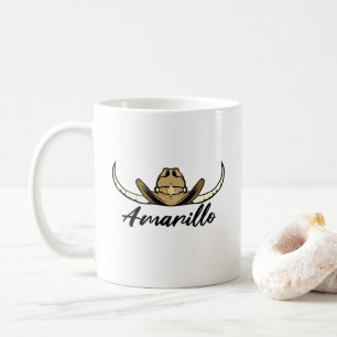 Vintage Amarillo Texas TX Emblem T-Shirt Coffee Mug