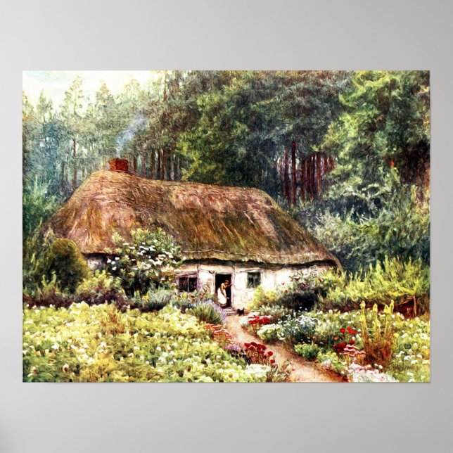 Vintage Amazing Peaceful Scenery Poster (Front)