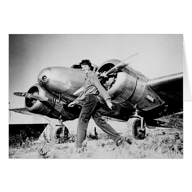 Vintage Amelia Earhart  Photo (Front Horizontal)