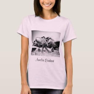 Vintage Amelia Earhart  Photo T-Shirt