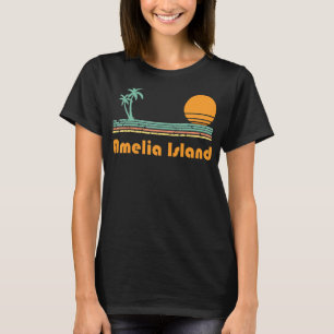 Vintage Amelia Island Beach Sunset T-Shirt