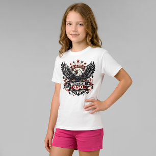 Vintage America 250 Bald Eagle 1776-2026 Patriotic T-Shirt
