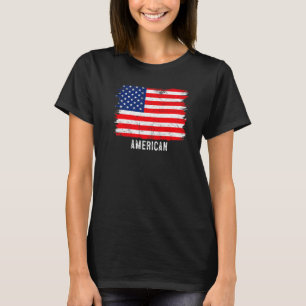 Vintage America Flag American Roots For Men & Wome T-Shirt