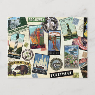 Vintage America Travel postcard
