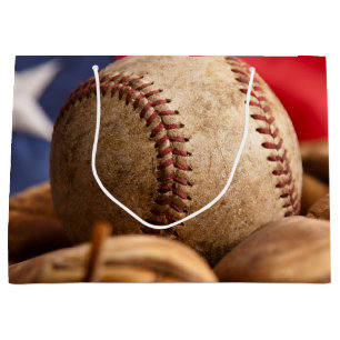 Vintage American Baseball Large Gift Bag